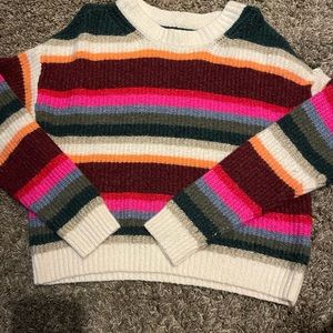 american eagle cropped sweater